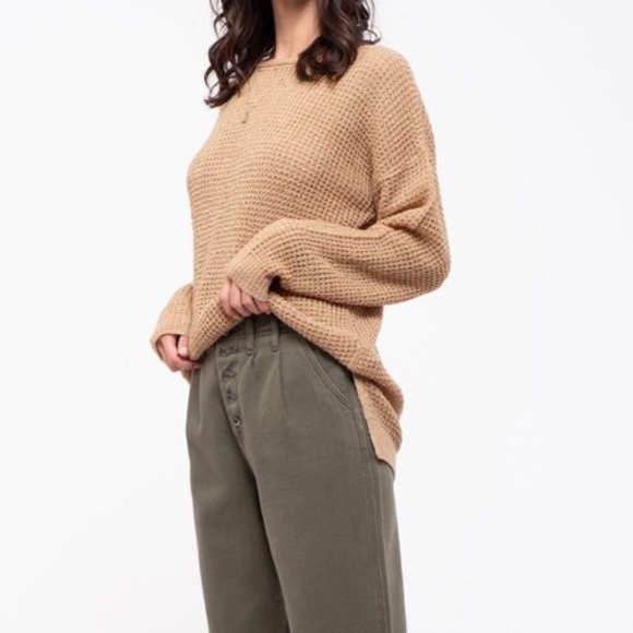 Taupe Long Sleeve Sweater - Picture 3 of 3